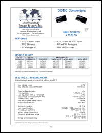 Click here to download NMH0505S Datasheet