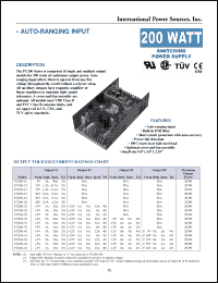 Click here to download PU200-30C Datasheet