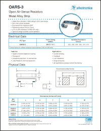 Click here to download OARS3R005GLF Datasheet