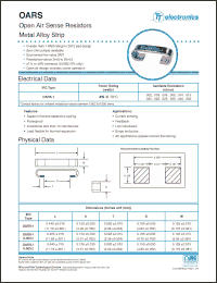 Click here to download OARS1R005FLF Datasheet