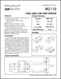 Click here to download IR2110-2 Datasheet