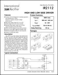 Click here to download IR2112S Datasheet