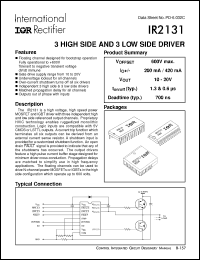 Click here to download IR2131 Datasheet