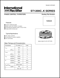 Click here to download ST1200C16K0L Datasheet