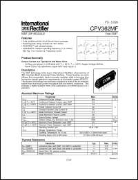 Click here to download CPV362MF Datasheet