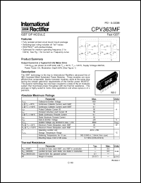 Click here to download CPV363MF Datasheet