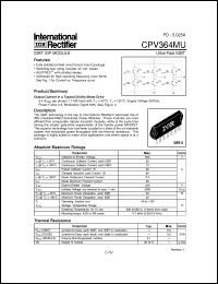 Click here to download CPV364MU Datasheet