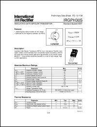 Click here to download IRGPH30 Datasheet