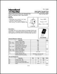 Click here to download IRGPC50FD2 Datasheet
