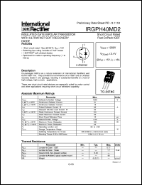 Click here to download IRGPH40MD2 Datasheet