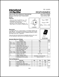 Click here to download IRGPH50MD2 Datasheet