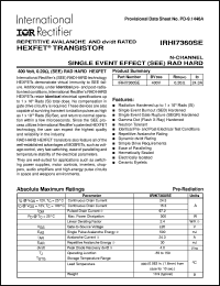 Click here to download IRHI7360SE Datasheet