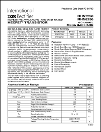 Click here to download IRHN7250 Datasheet