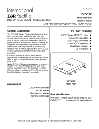 Click here to download PVT422P Datasheet