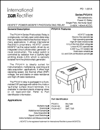 Click here to download PVU414S Datasheet