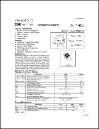 Click here to download IRF1405 Datasheet