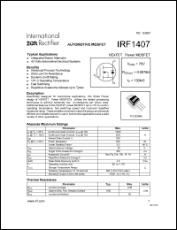 Click here to download IRF1407 Datasheet