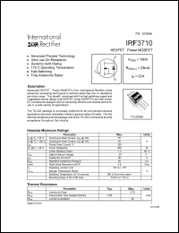 Click here to download IRF3710 Datasheet