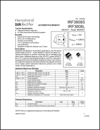 Click here to download IRF3808S Datasheet