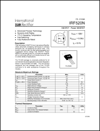 Click here to download IRF520 Datasheet