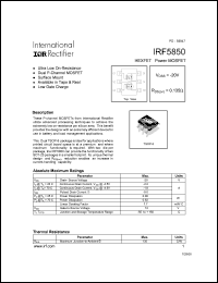 Click here to download IRF5850 Datasheet