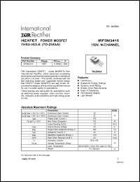 Click here to download IRF5M3415 Datasheet