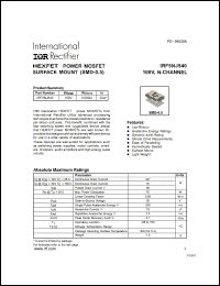 Click here to download IRF5NJ540 Datasheet