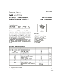 Click here to download IRF5NJ6215 Datasheet