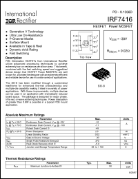Click here to download IRF7416 Datasheet