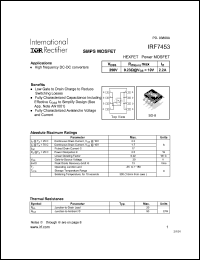 Click here to download IRF7453 Datasheet