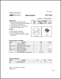 Click here to download IRF7468 Datasheet