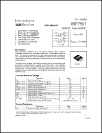 Click here to download IRF7501 Datasheet