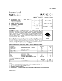 Click here to download IRF7523D1 Datasheet