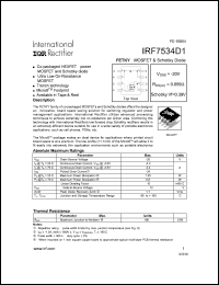 Click here to download IRF7534D1 Datasheet
