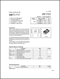 Click here to download IRF7701 Datasheet