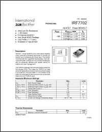 Click here to download IRF7702 Datasheet
