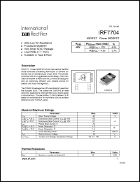 Click here to download IRF7704 Datasheet