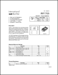Click here to download IRF7705 Datasheet