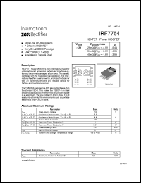 Click here to download IRF7754 Datasheet