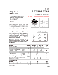 Click here to download IRF7809A Datasheet