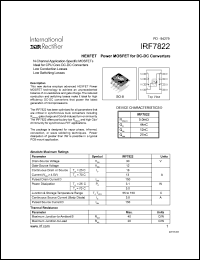 Click here to download IRF7822 Datasheet