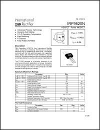 Click here to download IRF9520N Datasheet