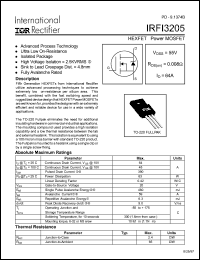 Click here to download IRFI3205 Datasheet