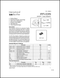 Click here to download IRFL024 Datasheet