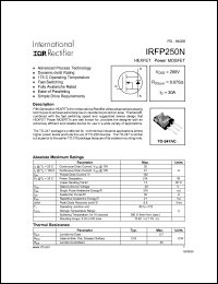 Click here to download IRFP250N Datasheet