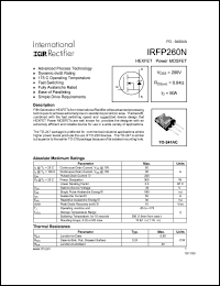 Click here to download IRFP260 Datasheet