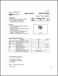 Click here to download IRFP450N Datasheet