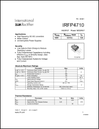 Click here to download IRFP4710 Datasheet