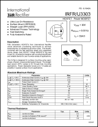 Click here to download IRFU330 Datasheet