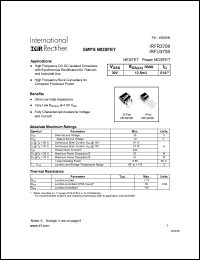 Click here to download IRFR3708 Datasheet